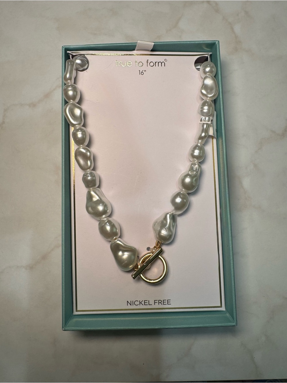 Pearl Toggle Necklace
